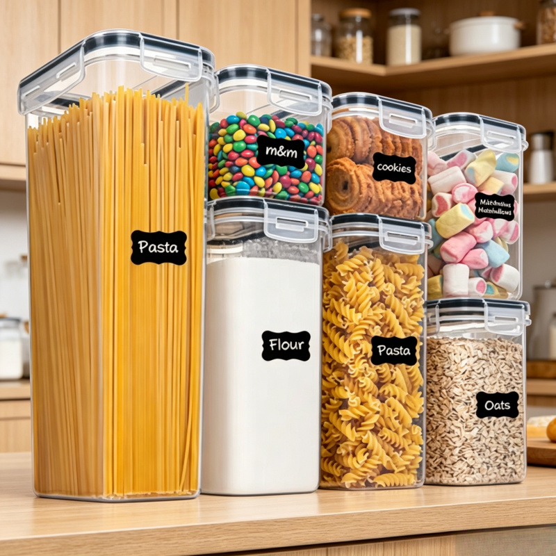 Food Storage Kitchen Container Set - Ensemble de 7 contenants de stockage