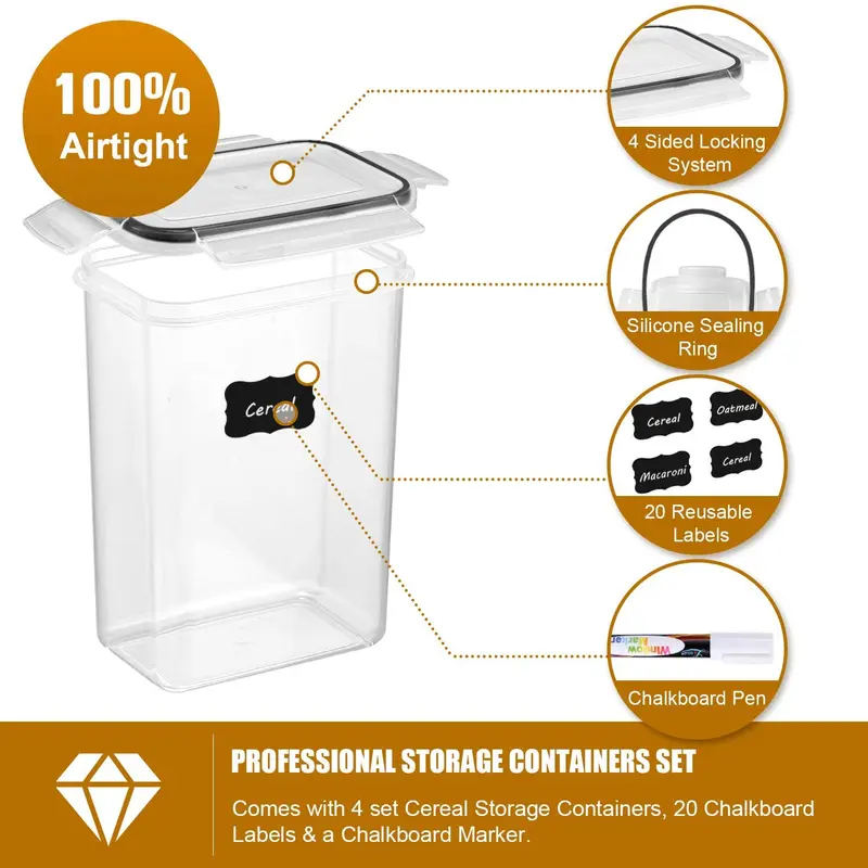 Ensemble de 7 contenants de st - Food Storage Kitchen Container Set avis et prix