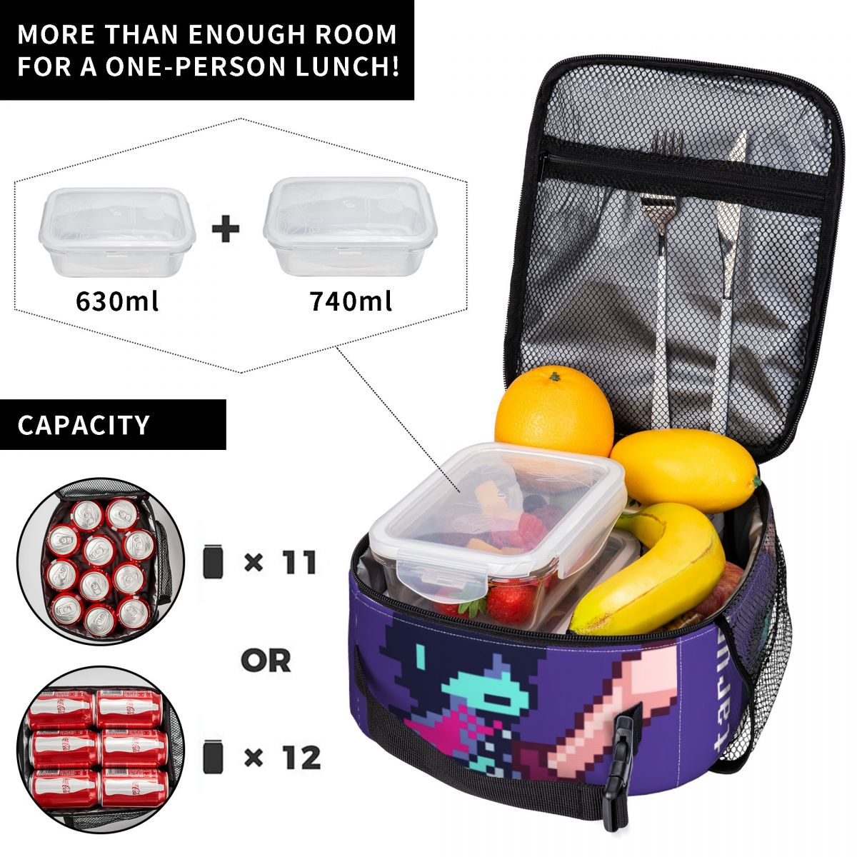 Delta Rune Kris Deltarune sac  - Food Storage Kris avis et prix