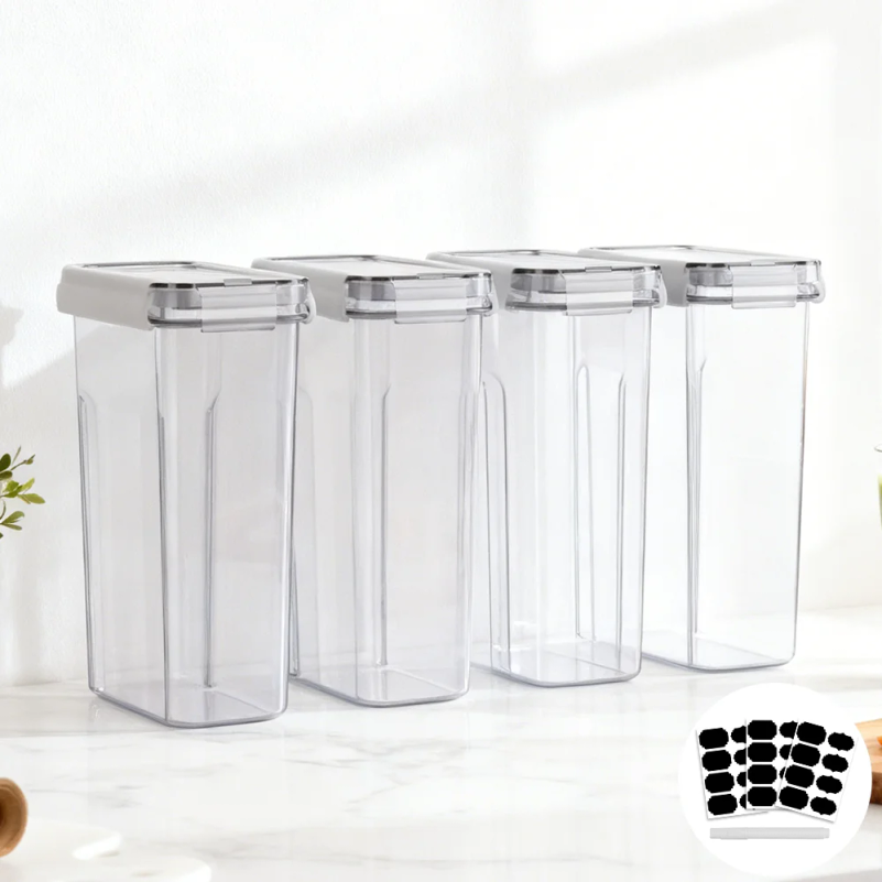Ensemble de 4/8 contenants ali - Food Storage Kitchen Container Set avis et prix