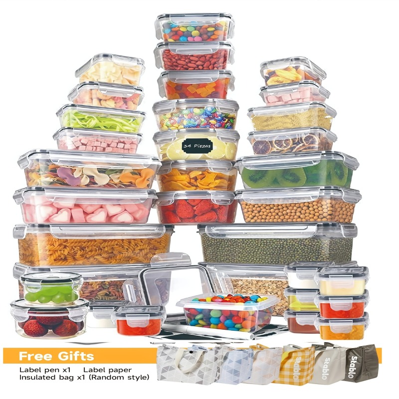 Ensemble de 48 contenants alim - Food Storage Kitchen Container Set avis et prix